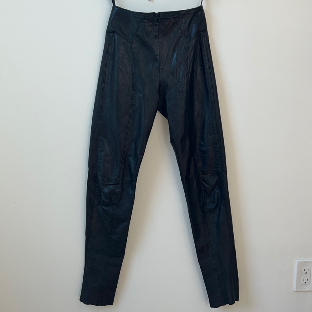 Vintage "Verducci" Leather Pants